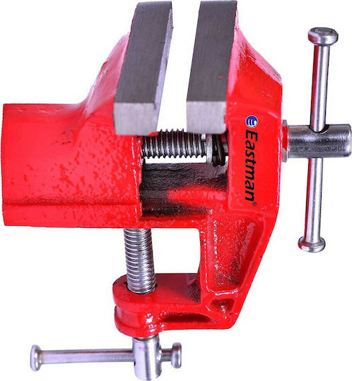 Eastman Fixed Countertop Vise Made of Steel with Maximum Opening 50mm