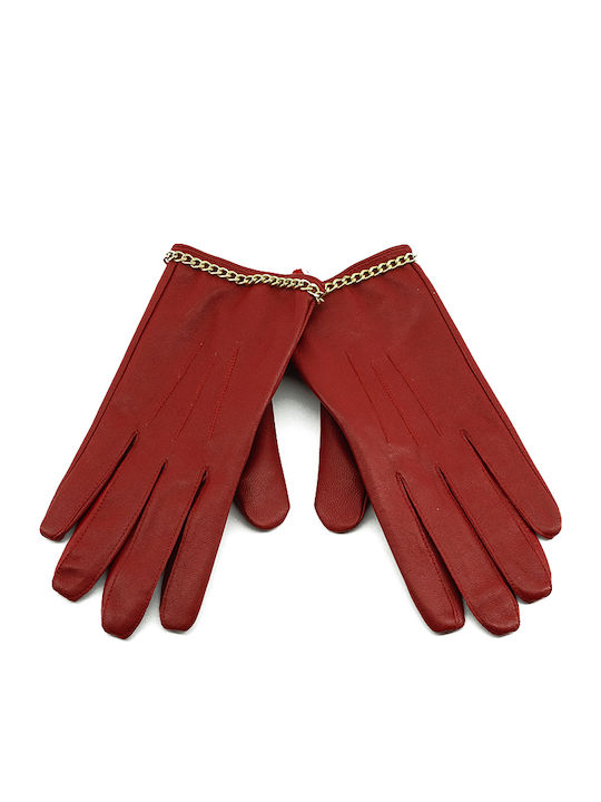 Δερμάτινα γάντια Coveri Collection (COV148509RE) ΚΟΚΚΙΝΟ