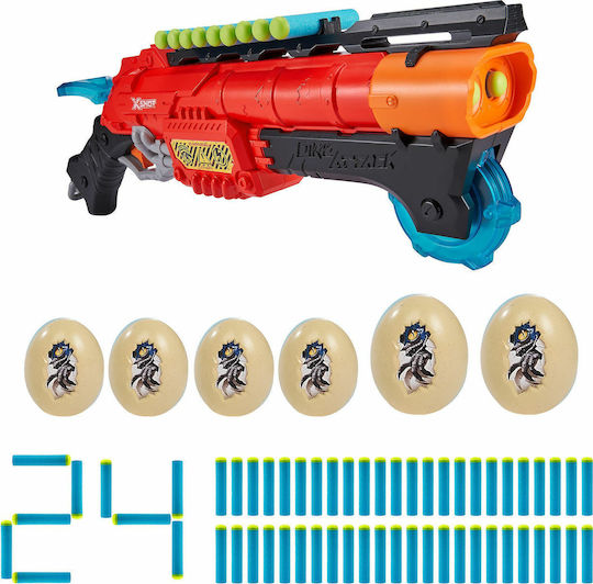 Zuru X-Shot Dino Attack Claw Hunter Оръжие с Дунапренени Стрелички