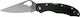 Spyderco Harier 2G-10P Pocket Knife Black with Blade made of Stainless Steel in Sheath