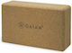 Gaiam Cork Yogablock in Braun Farbe