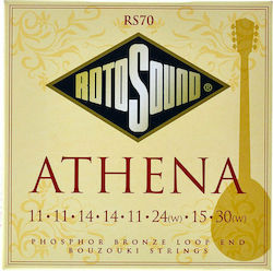 Rotosound Set of Phosphor Bronze Strings for Bouzouki Athena 11 - 30"