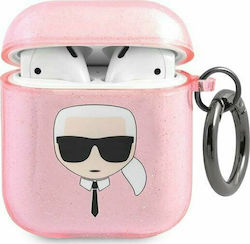 Karl Lagerfeld Karl’s Head Glitter Silicone Cas...