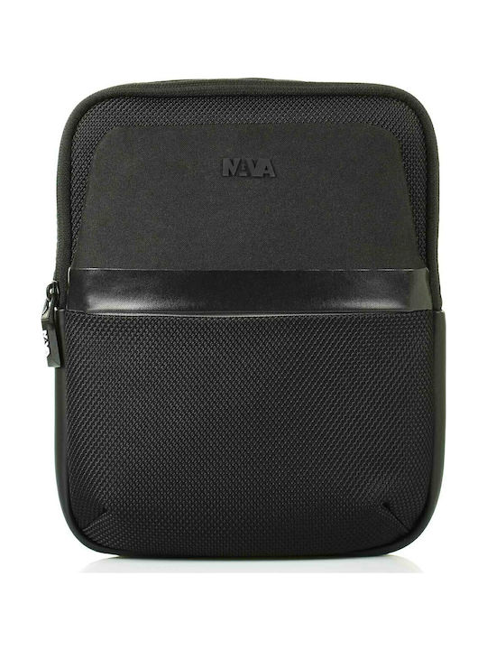 Nava Design AE013N Ανδρική Τσάντα Ώμου / Χιαστί σε Μαύρο χρώμα