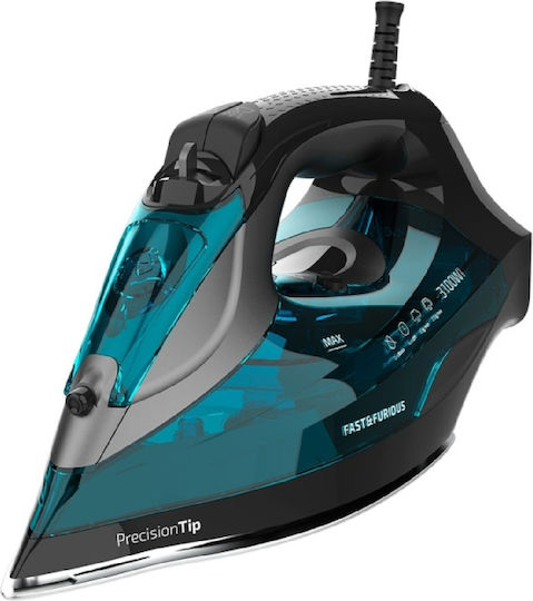 Cecotec Fast&Furious 5055 Pro Steam Iron 3100W with Ceramic Plate and Continuous Steam Supply 65g/min