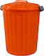 Cyclops Plastic Waste Bin 40lt Orange