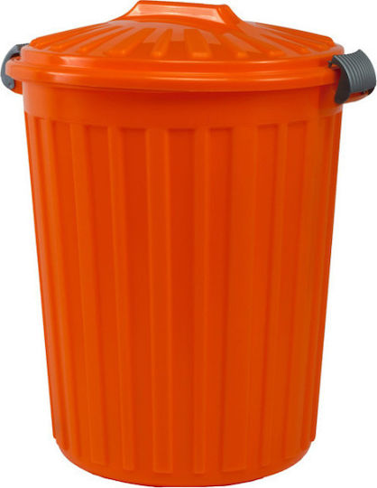 Cyclops Plastic Waste Bin 40lt Orange