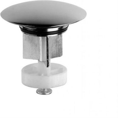 Stainless Steel Valve Sink with Output 38mm Silver