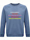 Sweatshirt Unisex, Organic " Harry Potter Spells " Blue