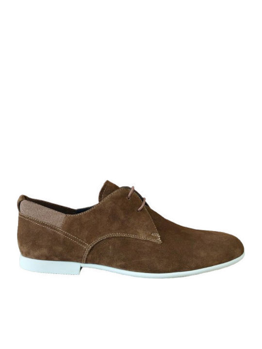 Men's Suede Casual Shoes Brown