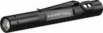LedLenser Rechargeable Flashlight LED Waterproof IPX4 with Maximum Brightness 110lm P2R Work