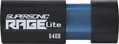 Patriot Rage Lite 64GB USB 3.2 Stick Schwarz