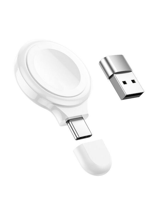 Hoco CW36 Portable Wireless Charger Ladegerät für Apple Watch Weißes