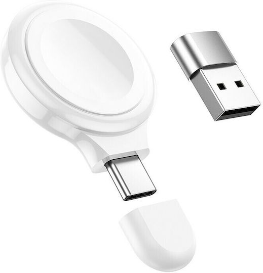 Hoco CW36 Portable Wireless Charger White (Apple Watch)