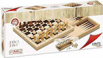 Cayro Backgammon/Chess /Draughts Wood 35x15cm