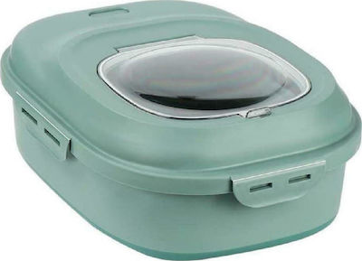 Dog Food Storage Bin Green made of Propylene with Base ANM-0012