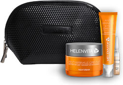 Helenvita Anti-Wrinkle Night Skin Care Set for Αnti-ageing, Moisturizing & Firming