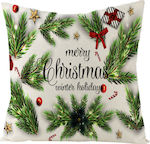 Viopros Christmas Decorative Pillow Square Multicolour 45x45pcs