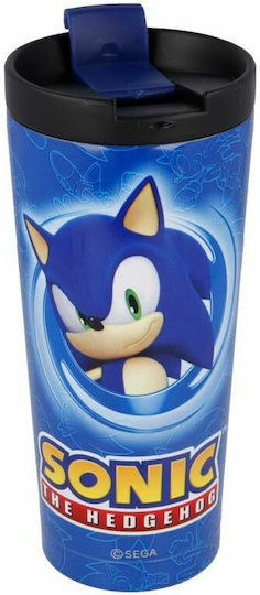 Stor Sonic the Hedgehog Tasse Metallisch Blau 425ml