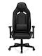 SENSE7 Vanguard Artificial Leather Gaming Chair with Adjustable Arms Black