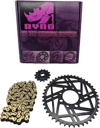 Ryno Chain & Sprocket Kit (14-42-428H) for Modena Kriss Golden