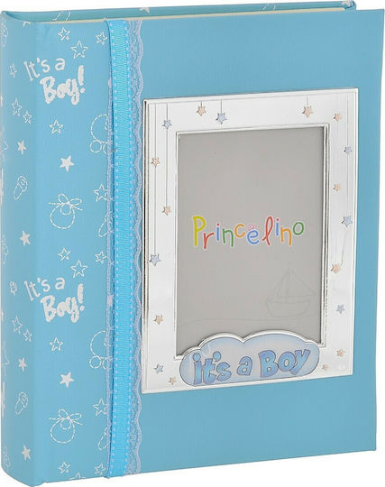 Prince Silvero Παιδικό Άλμπουμ It's A Boy Γαλάζιο από Ασήμι 20x25εκ.