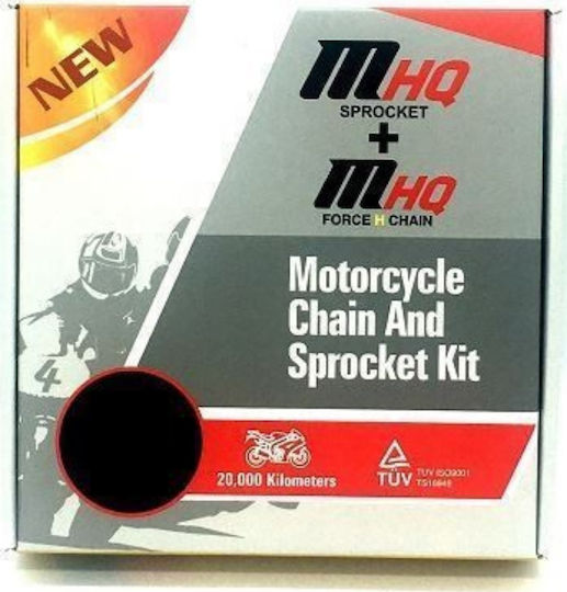 MHQ Σετ Γρανάζια Αλυσίδα (15-36-428) για Yamaha Crypton R 115 104L
