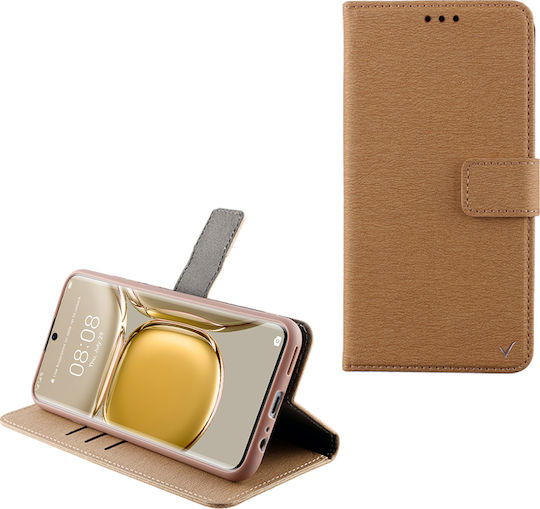 Volte-Tel Allure Magnet Wallet Δερματίνης Χρυσό (Huawei P50 Pro)