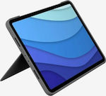 Logitech Combo Touch Flip Cover Plastic cu Tastatură Engleză SUA Gri (iPad Pro 2018 11") 920-010148