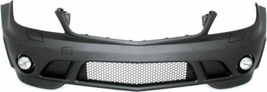 Бампер за Автомобили Преден AMG Изглед Съвместим с Mercedes-Benz C Class W204 2007-2011
