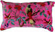 Synchronia Sofa Cushion Made of 100% Cotton Fuchsia 35x60cm