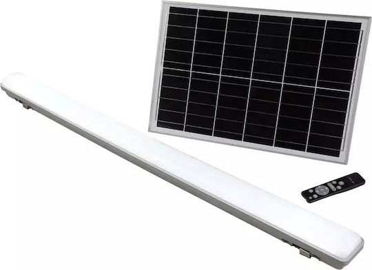 V-TAC Wall Mounted Solar Light 18W 1000lm Warm White 3000K with Remote Control IP65 118.5cmx8cmx6.5cmcm