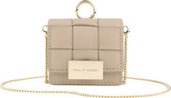 iDeal Of Sweden Statement Mini Bag Hülle Kunststoff mit Haken Light Camel für Apple AirPods 1 / AirPods 2