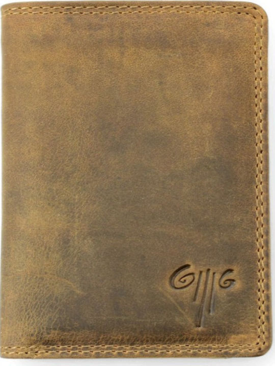 Leather Men's Wallet Classic Brown