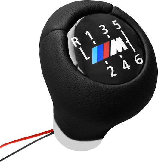 6 Shift Knob with LED Light Universal BMW M5 / Series 5 (E60/E61/F07/F10/F11/G30/G31) black