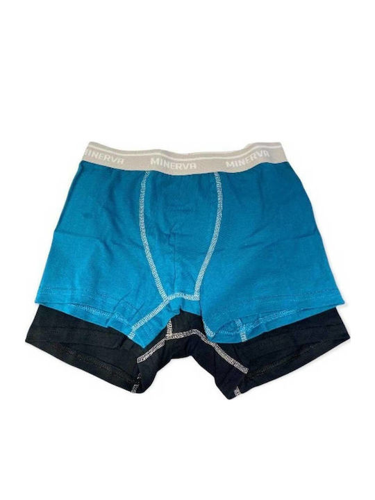 Minerva Boxer Black/petrol Kids' Set with Boxer...