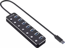 Sandberg USB Хъб с 7 Порта (USB-A) 134-33