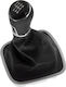 6 Shift Knob with Bubble with Bubble Universal Volkswagen Polo V Facelift 6C 2015-2018 Black