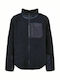 Sherpa Kids Casual Short Coat Navy Blue