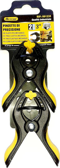 Herran 881235 Set Klemmen Schwere Ausführung Frühling mit maximaler Öffnung von 90mm mm