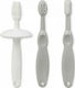 Kiokids Set Baby Toothbrushes For 0m+ 3 Pieces ...