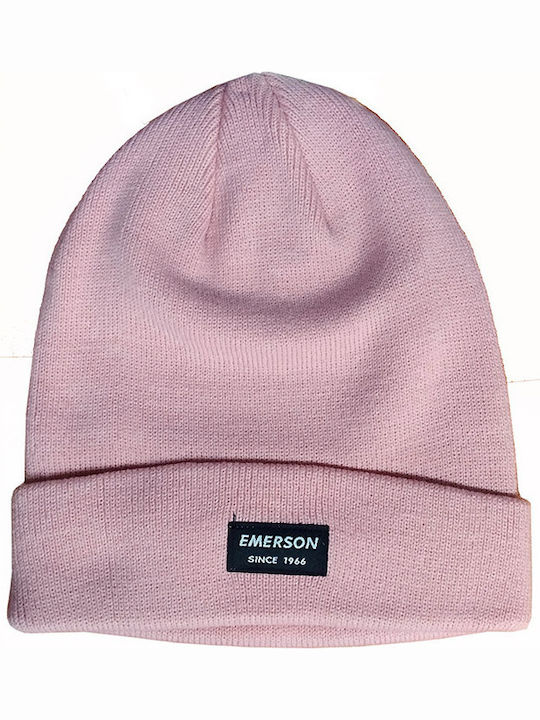 Beanie Ανδρικός Σκούφος Πλεκτός Light Pink