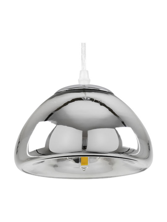 GloboStar Cristin Pendant Light Suspension for Socket G4 Silver