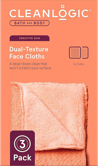 Cleanlogic Cleanlogic Bath Body Dual Texture Face Cloths Σφουγγάρι 1τμχ