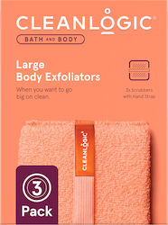 Cleanlogic Cleanlogic Large Body Exfoliators Set Σφουγγάρι 1τμχ