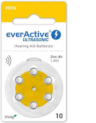 everActive Ultraschall Hörgerätebatterien 10 1,4V