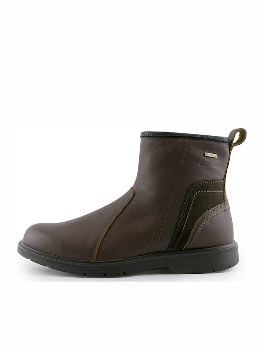 Grisport Leather Brown Men's Boots Anatomical