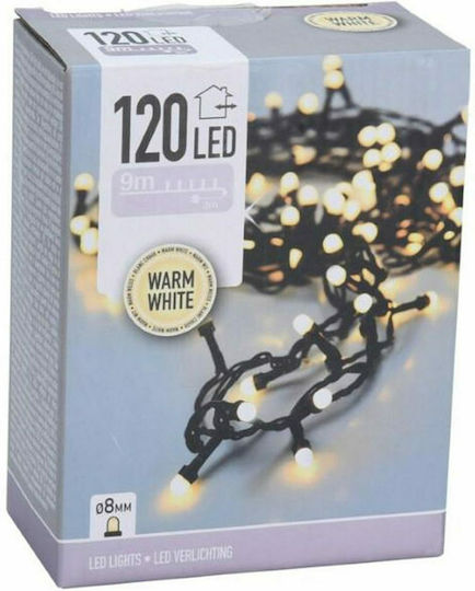 120 Λαμπάκια LED 0.9μ. Λευκά σε Σειρά