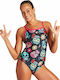 Crazy Skulls Carnival Sportlicher Badeanzug Schwarz