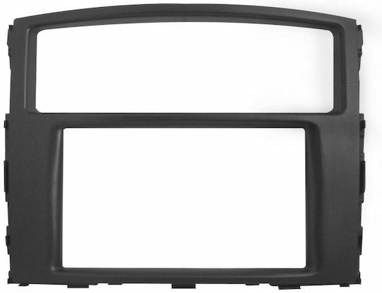 Phonocar DIN Fascia Panels 2 Din Black for Mitsubishi Pajero IV 2007-2014